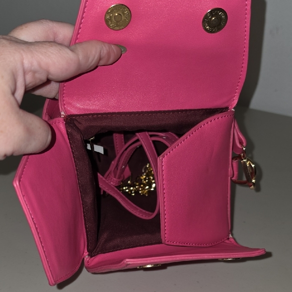 Pink Pagoda-Print Crossbody Bag - Picture 2 of 8